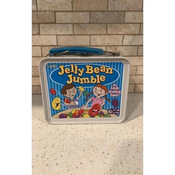 Jelly Bean Jumble - The Candy Grabbing Game! Tin lunch box - Picture 3 of 5
